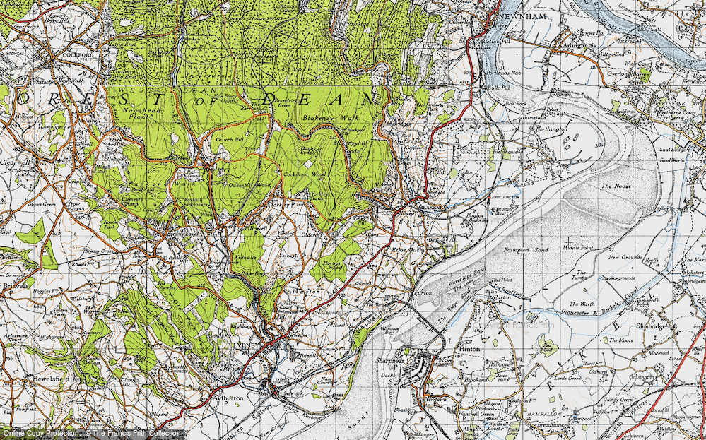 Historic Ordnance Survey Map Of Viney Hill 1946