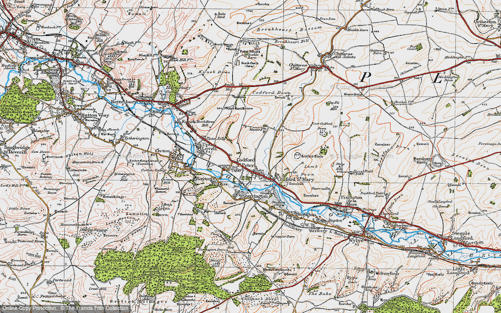 Historic Ordnance Survey Map Of Codford