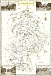 Map of Map of Bedfordshire