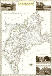 Map of Map of Cumberland