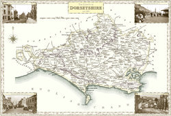 Map of Map of Dorset