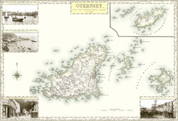 Map of Map of Guernsey