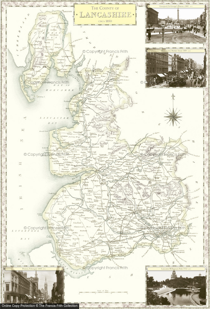 Old Street Map Of Darwen Old Maps Of Darwen, Lancashire - Francis Frith