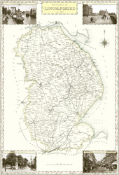 Map of Map of Lincolnshire