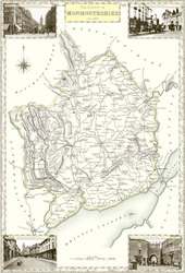 Map of Map of Monmouthshire