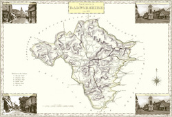 Map of Map of Radnorshire