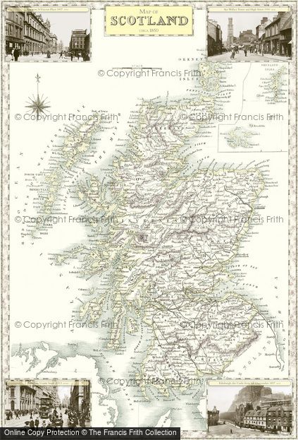 Old Map of Historic Map covering White Hill in 1840