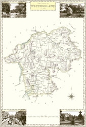 Map of Map of Westmorland