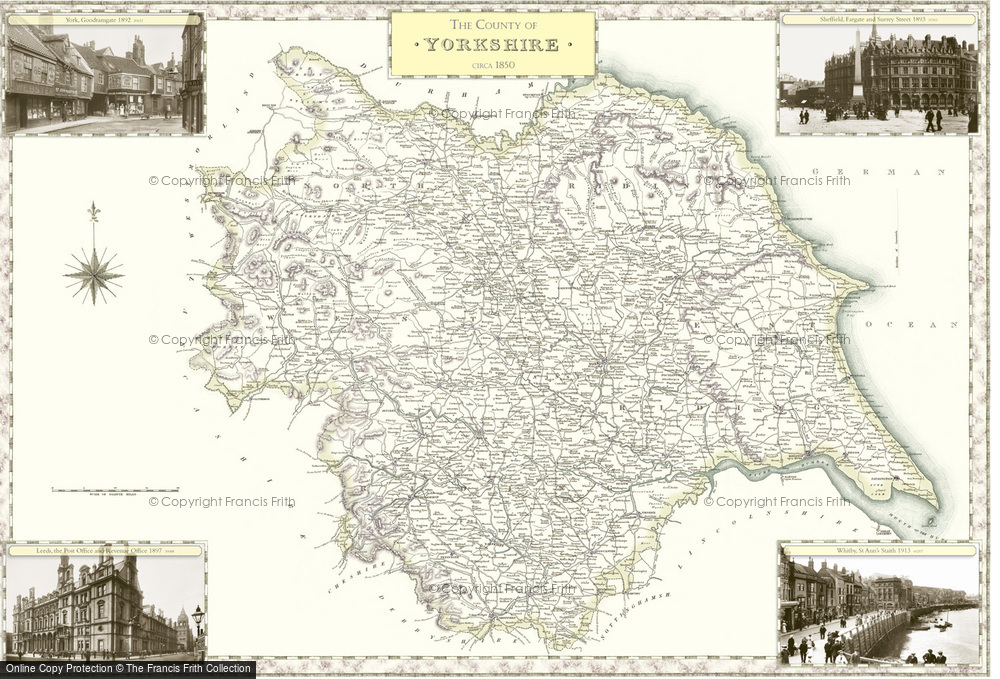 Map of Yorkshire