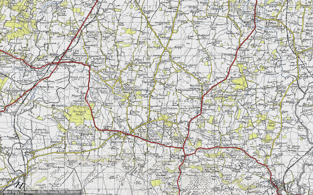 Old Map of Abingworth, 1940 in 1940