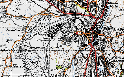 Old map of Abraham Heights in 1947