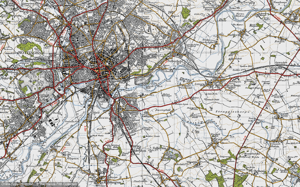 Old Map of Adbolton, 1946 in 1946