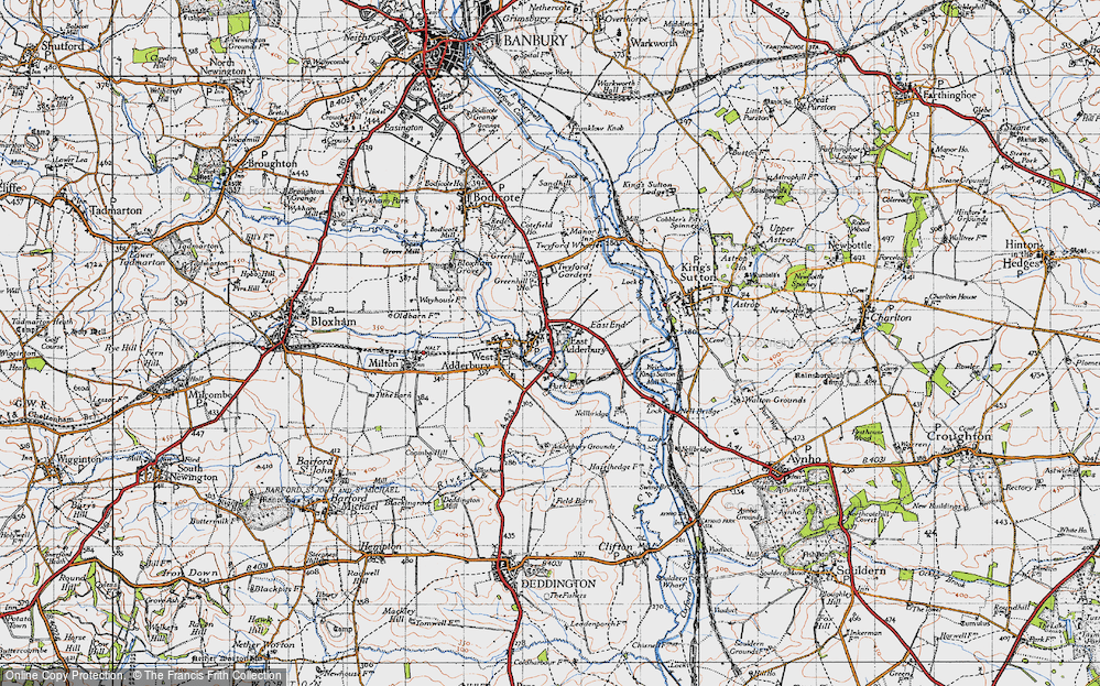 Old Map of Adderbury, 1946 in 1946