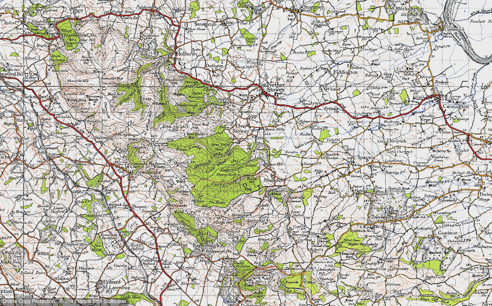 Old Map of Adscombe, 1946 in 1946