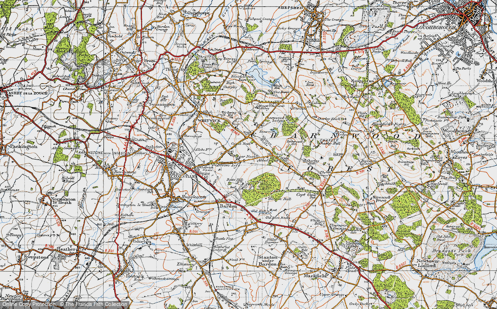 Old Map of Agar Nook, 1946 in 1946
