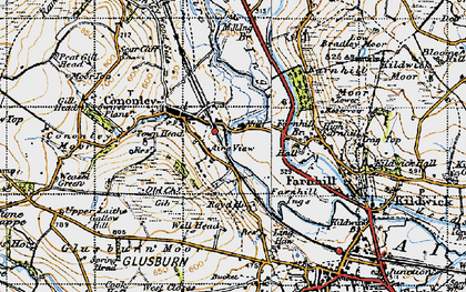 Old map of Aire View in 1947