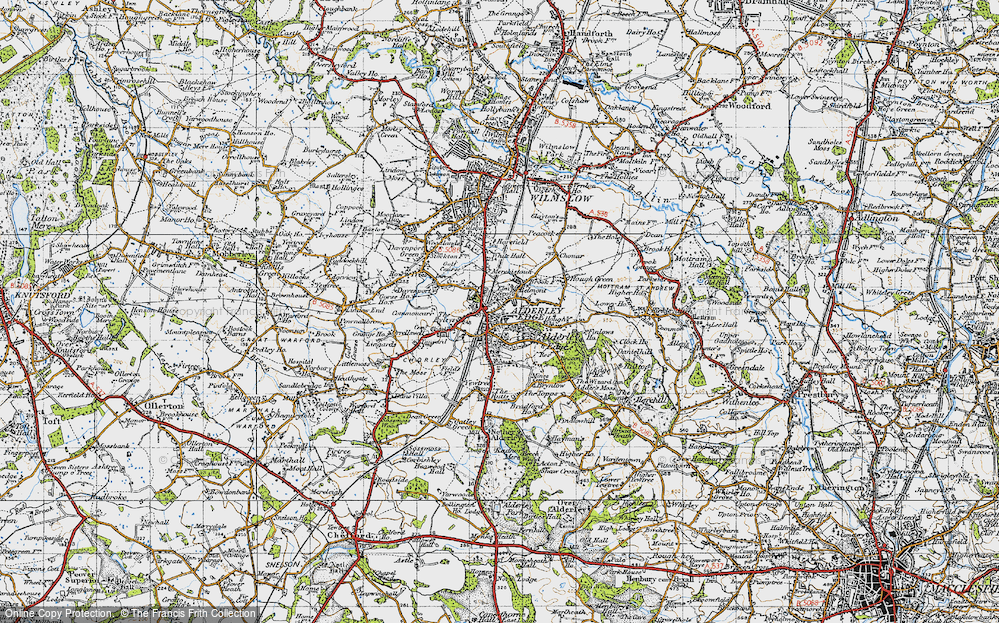 Old Map of Alderley Edge, 1947 in 1947