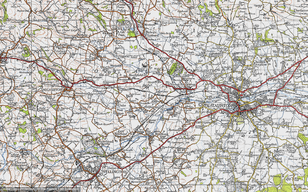 Old Map of Allerford, 1946 in 1946
