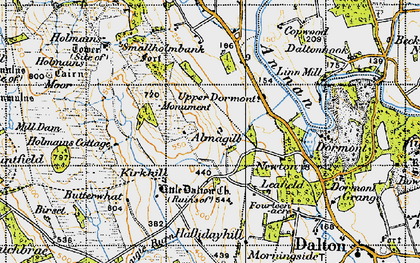 Old map of Almagill in 1947
