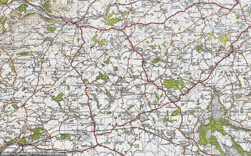 Old Map of Almeley Wootton, 1947 in 1947