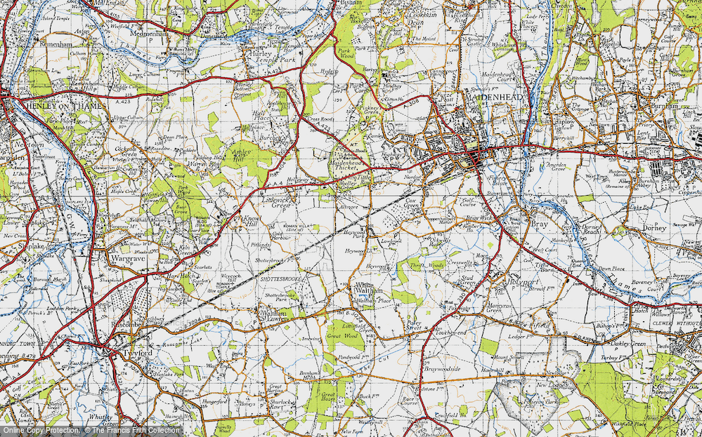 Old Map of Altmore, 1947 in 1947