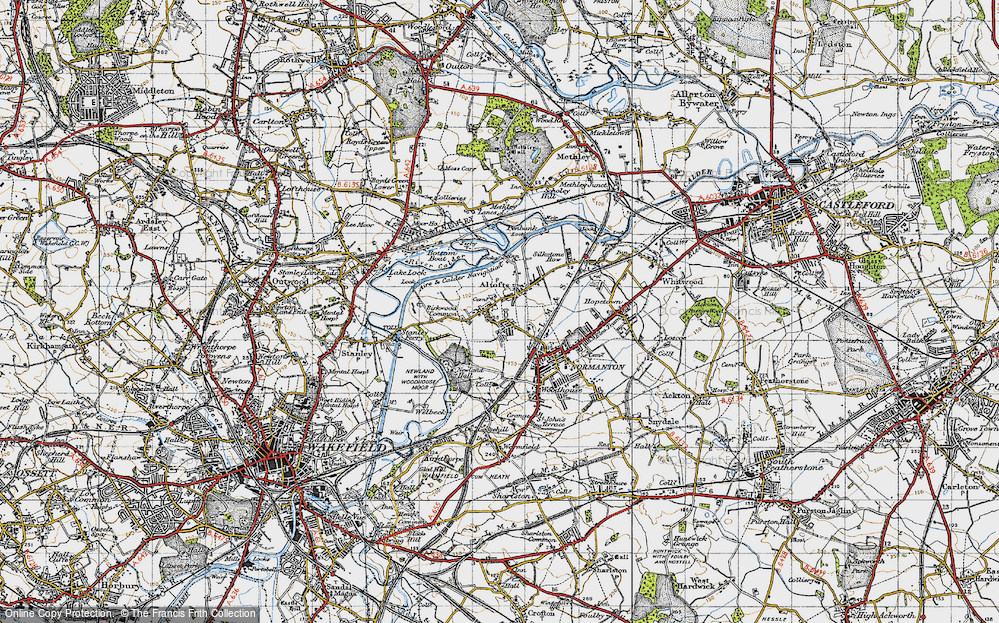 Old Map of Altofts, 1947 in 1947