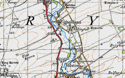 Old map of Alton in 1940