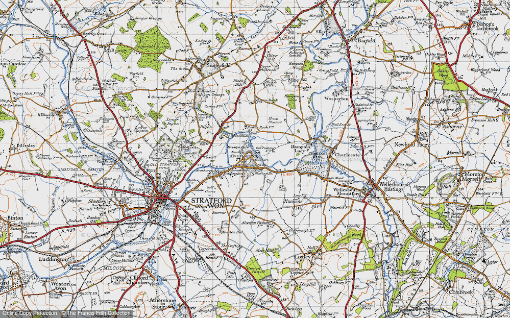 Old Map of Alveston, 1947 in 1947