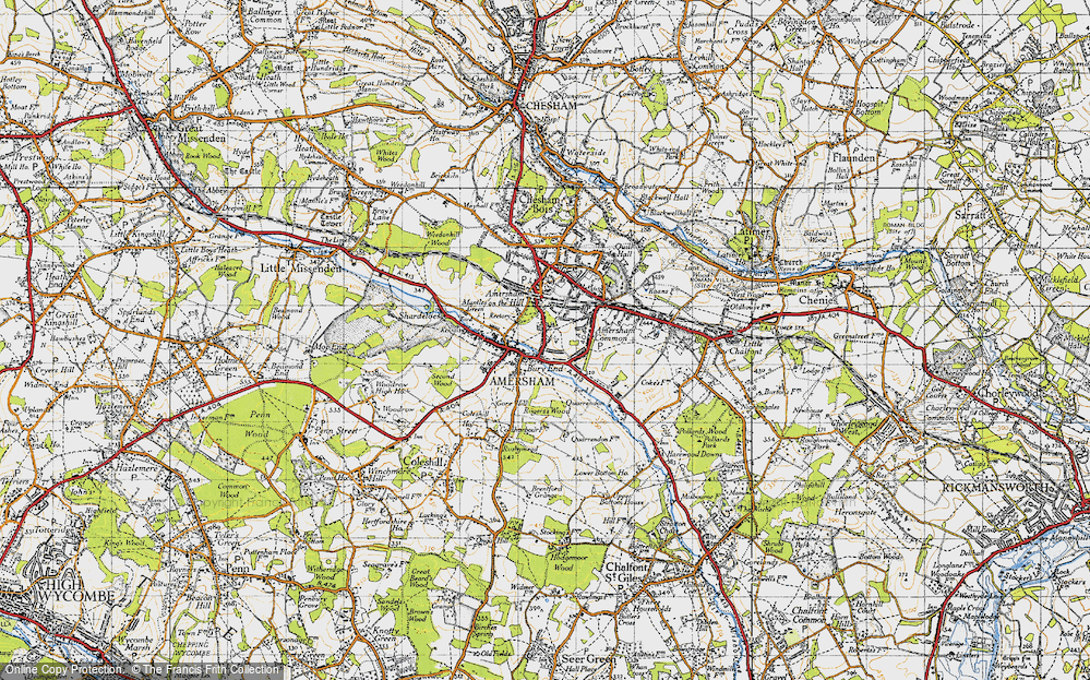 Old Map of Amersham Common, 1946 in 1946