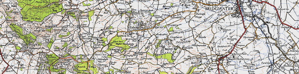 Old map of Andersfield in 1946