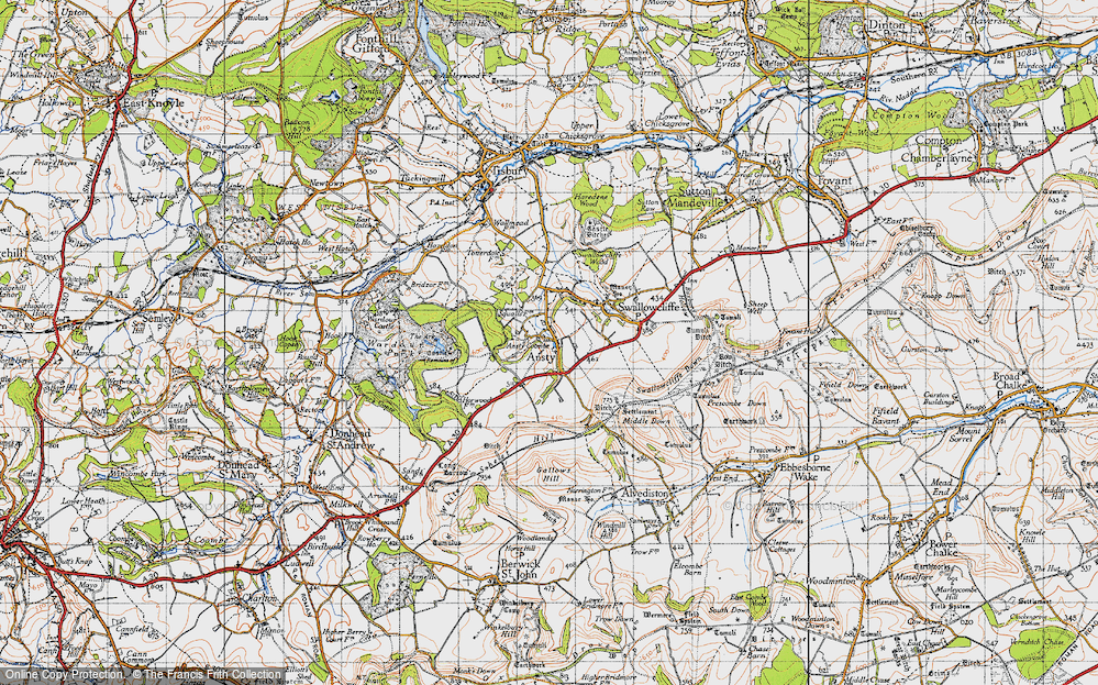 Old Map of Ansty Coombe, 1940 in 1940