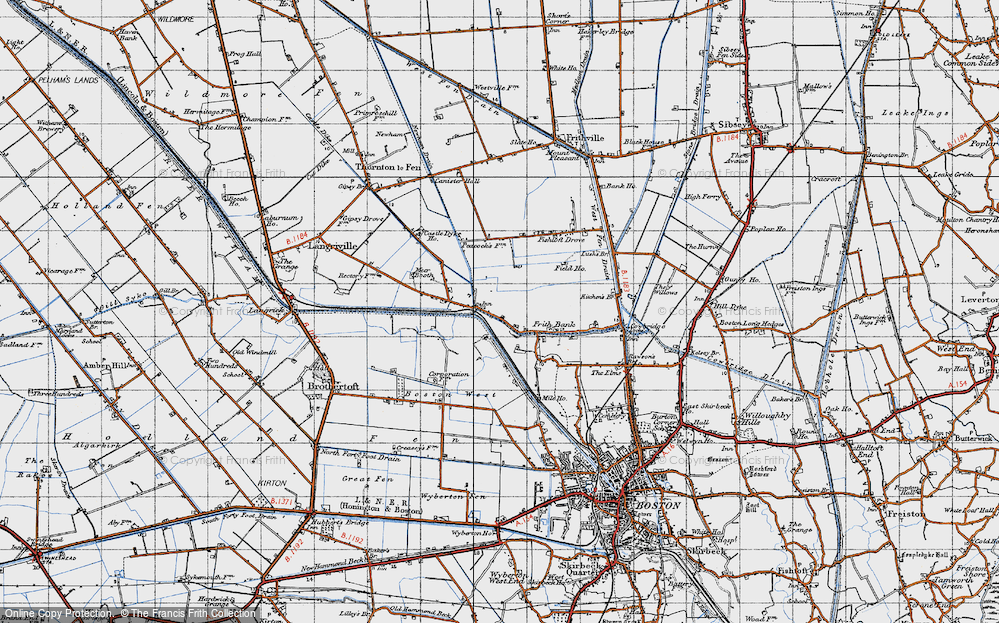 Old Map of Anton's Gowt, 1946 in 1946