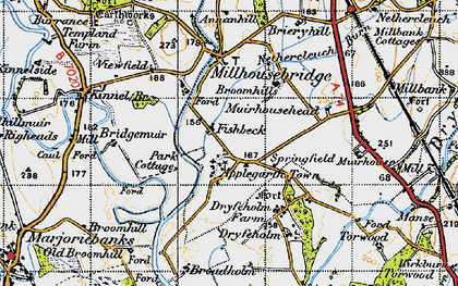 Old map of Applegarthtown in 1947