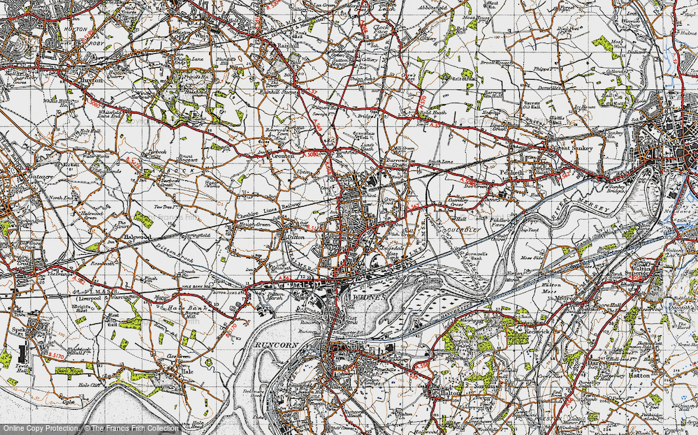 Old Map of Appleton, 1947 in 1947