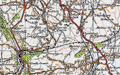 Old map of Aqueduct in 1947