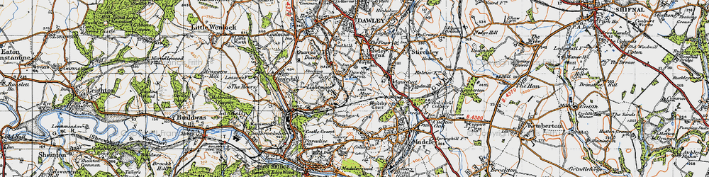 Old map of Aqueduct in 1947