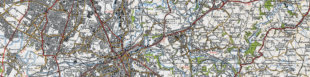 Old map of Arden Park in 1947