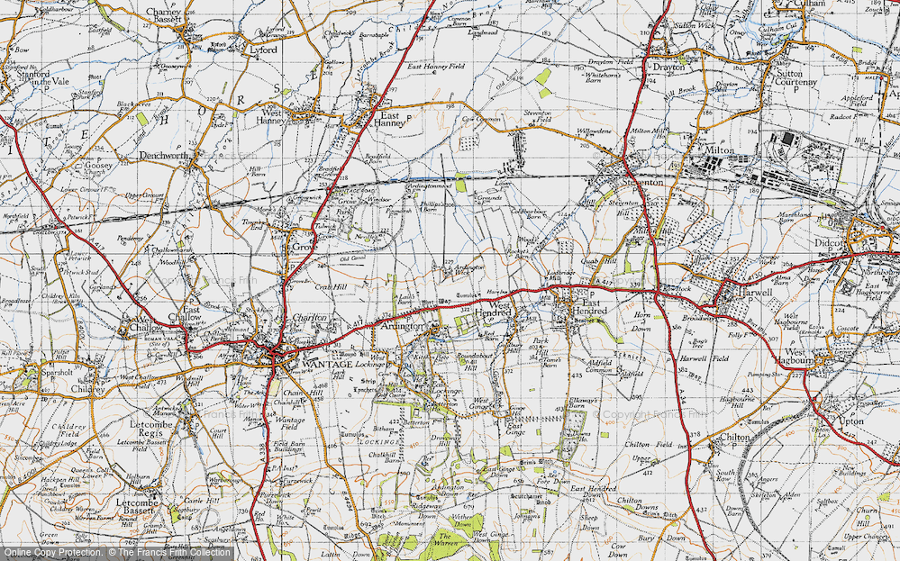 Old Map of Ardington Wick, 1947 in 1947