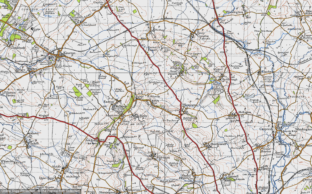 Old Map of Arlescote, 1946 in 1946