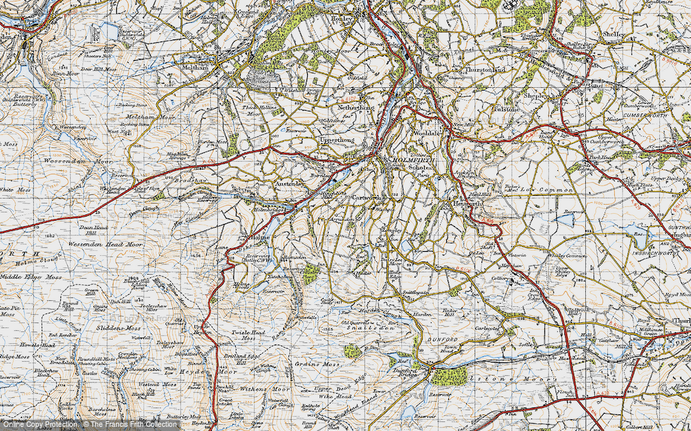 Old Map of Arrunden, 1947 in 1947
