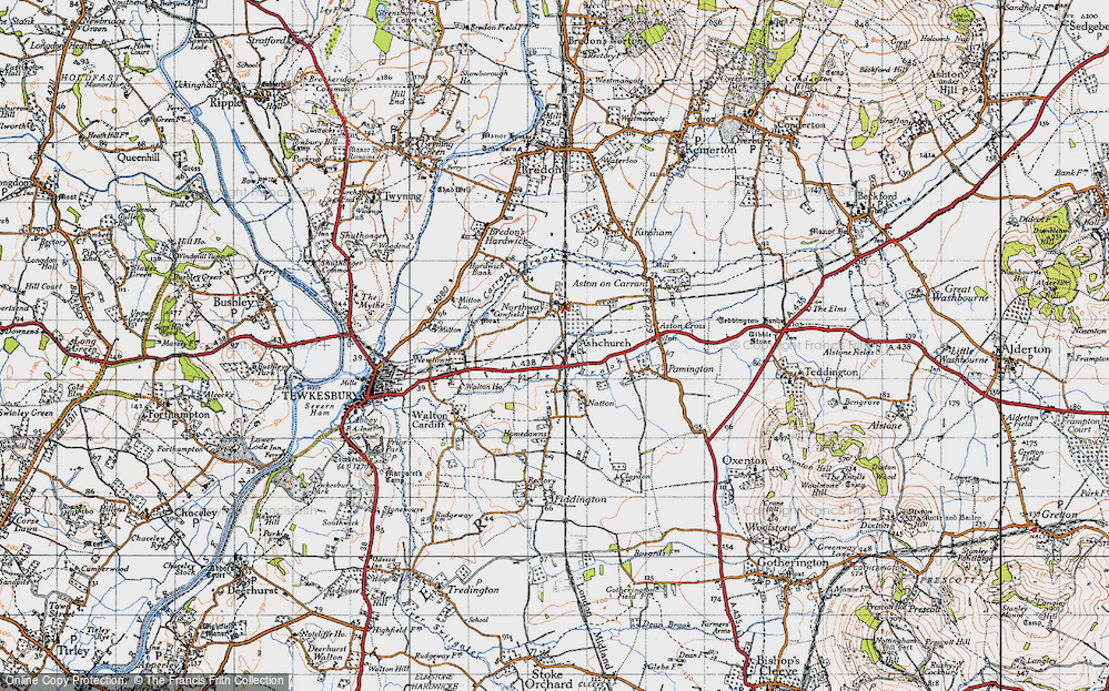 Old Map of Ashchurch, 1946 in 1946