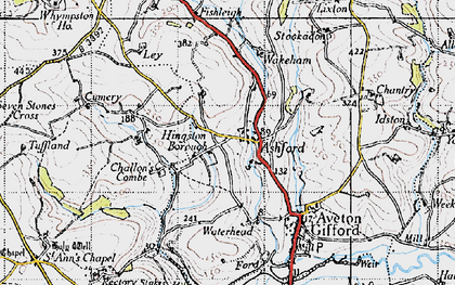 Old map of Ashford in 1946