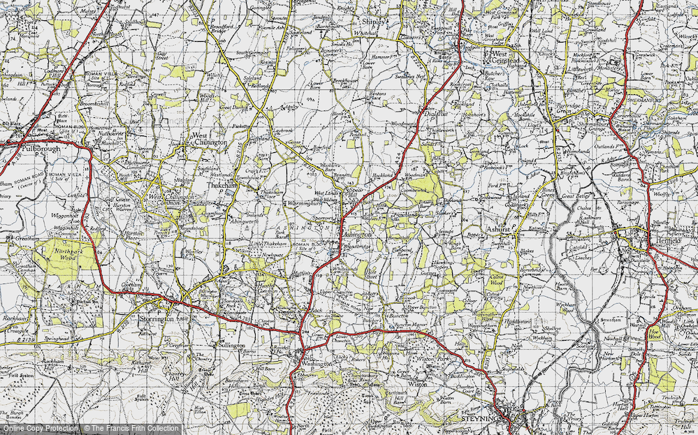Old Map of Ashington, 1940 in 1940