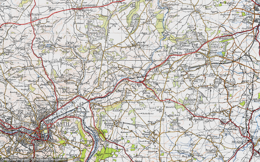 Old Map of Ashley, 1946 in 1946