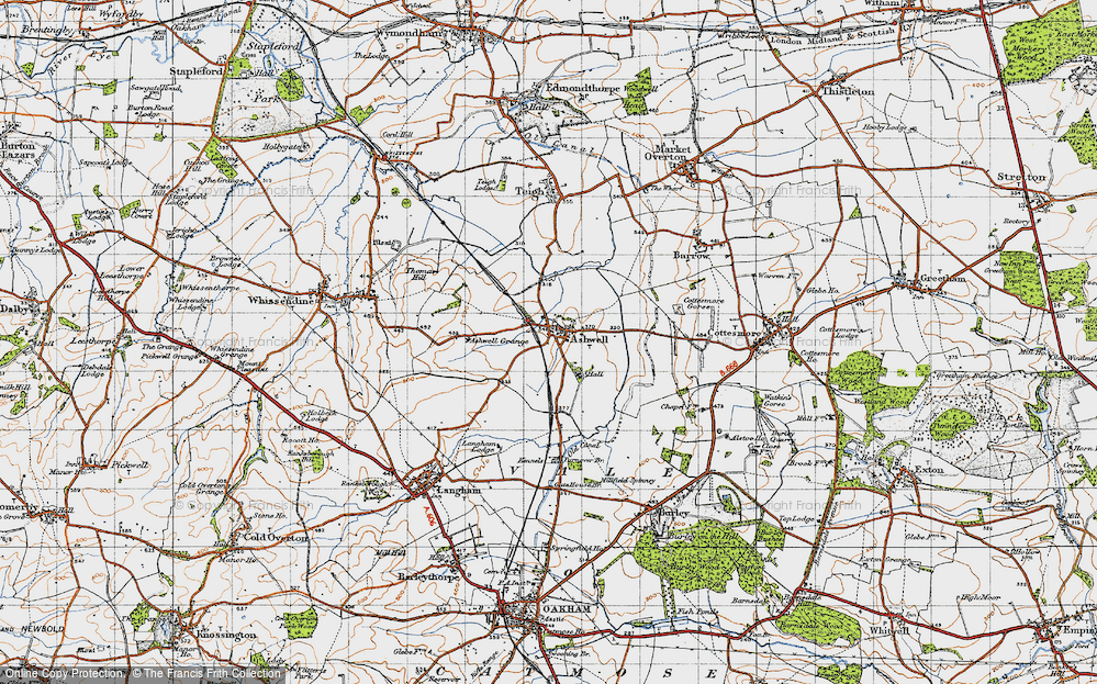 Old Map of Ashwell, 1946 in 1946