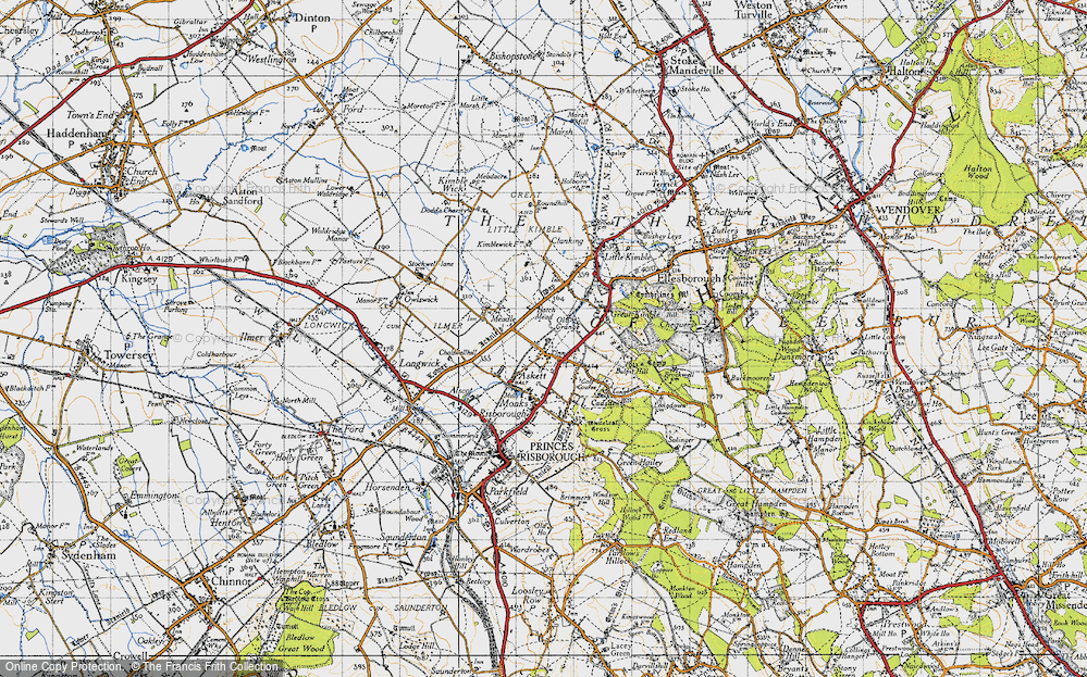 Old Map of Askett, 1947 in 1947