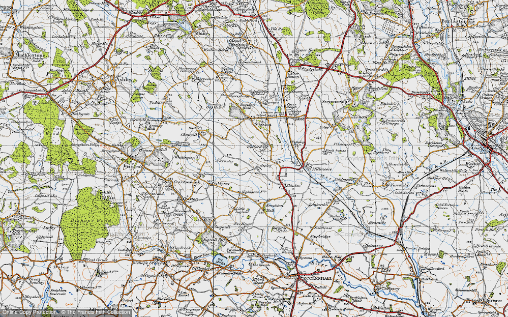 Old Map of Aspley, 1946 in 1946