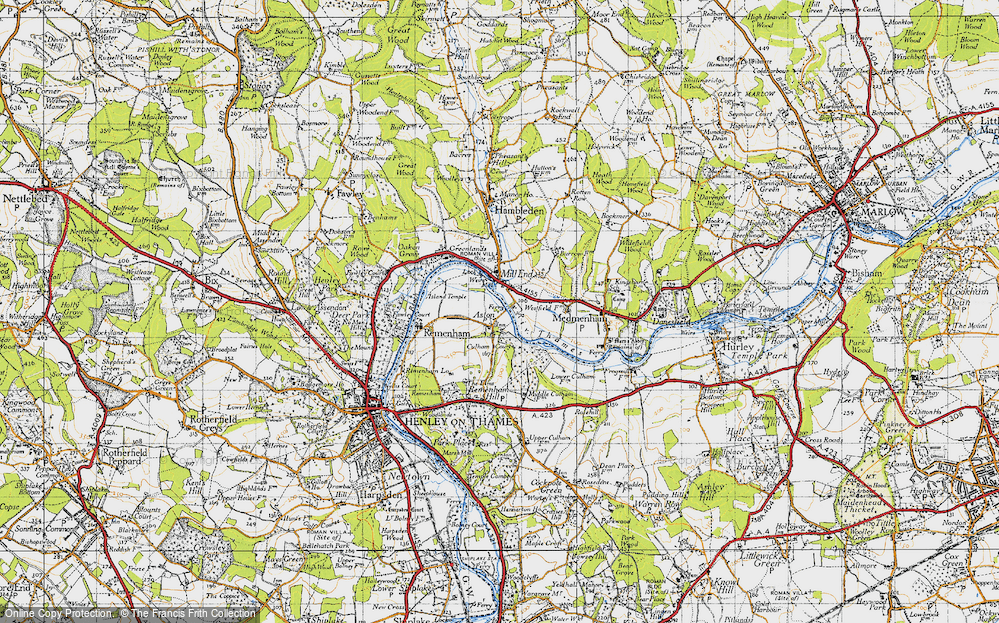 Old Map of Aston, 1947 in 1947