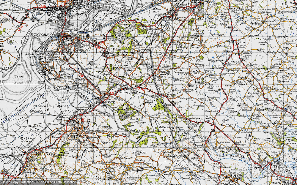 Old Map of Aston Heath, 1947 in 1947