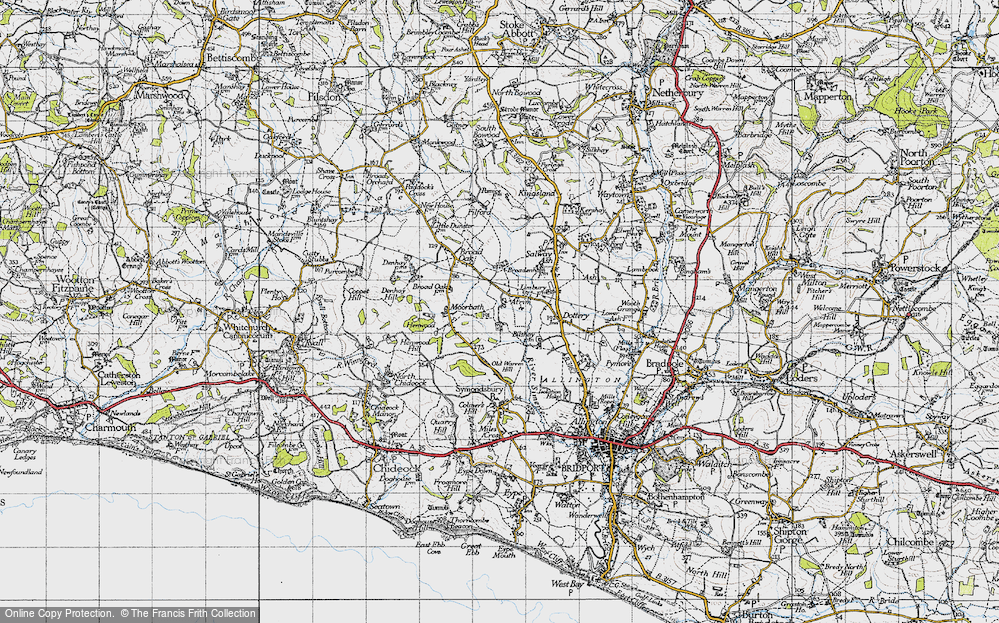 Old Map of Atrim, 1945 in 1945